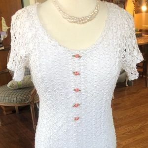 Vintage crocheted dress.